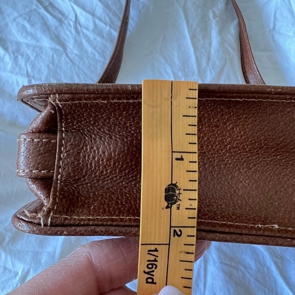 Valentino Garavani Brown Leather Single Strap Shoulder Bag Italy | VTG Authentic - Picture 8 of 12